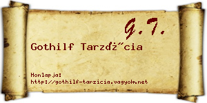 Gothilf Tarzícia névjegykártya